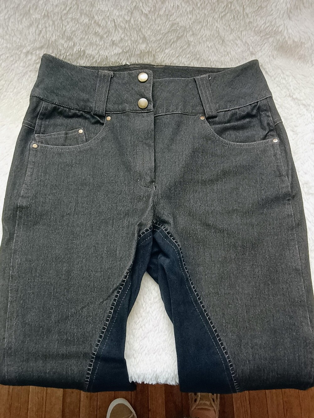 Horse Country Warrenton VA Denim Full Seat Riding Breeches - Size 26R